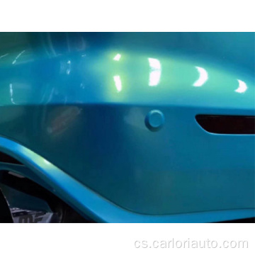 Kovová fantazie ledu modrá auto vinyl wrap